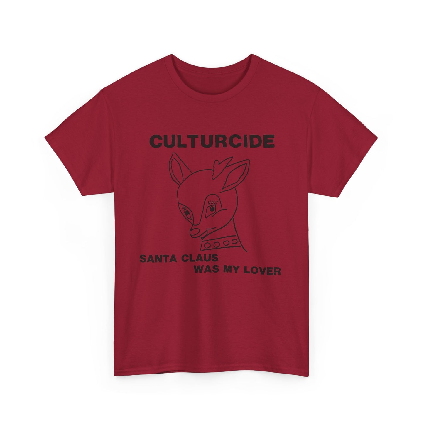 undated outsider music cultureside album santa claus was my lover reproduction tshirt