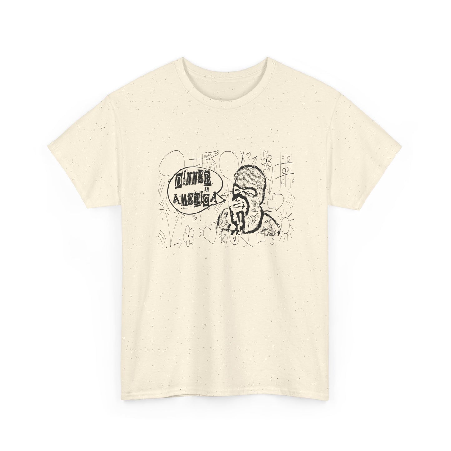 dinner in america john q psyops doodle art fan art tshirt