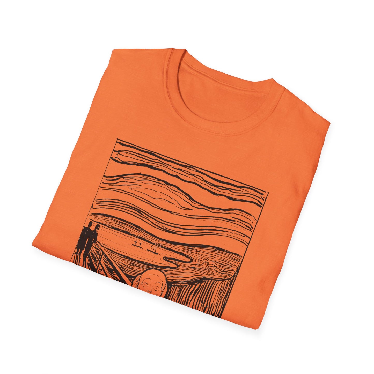 1895 lithography print of the scream by edvard munch tshirt