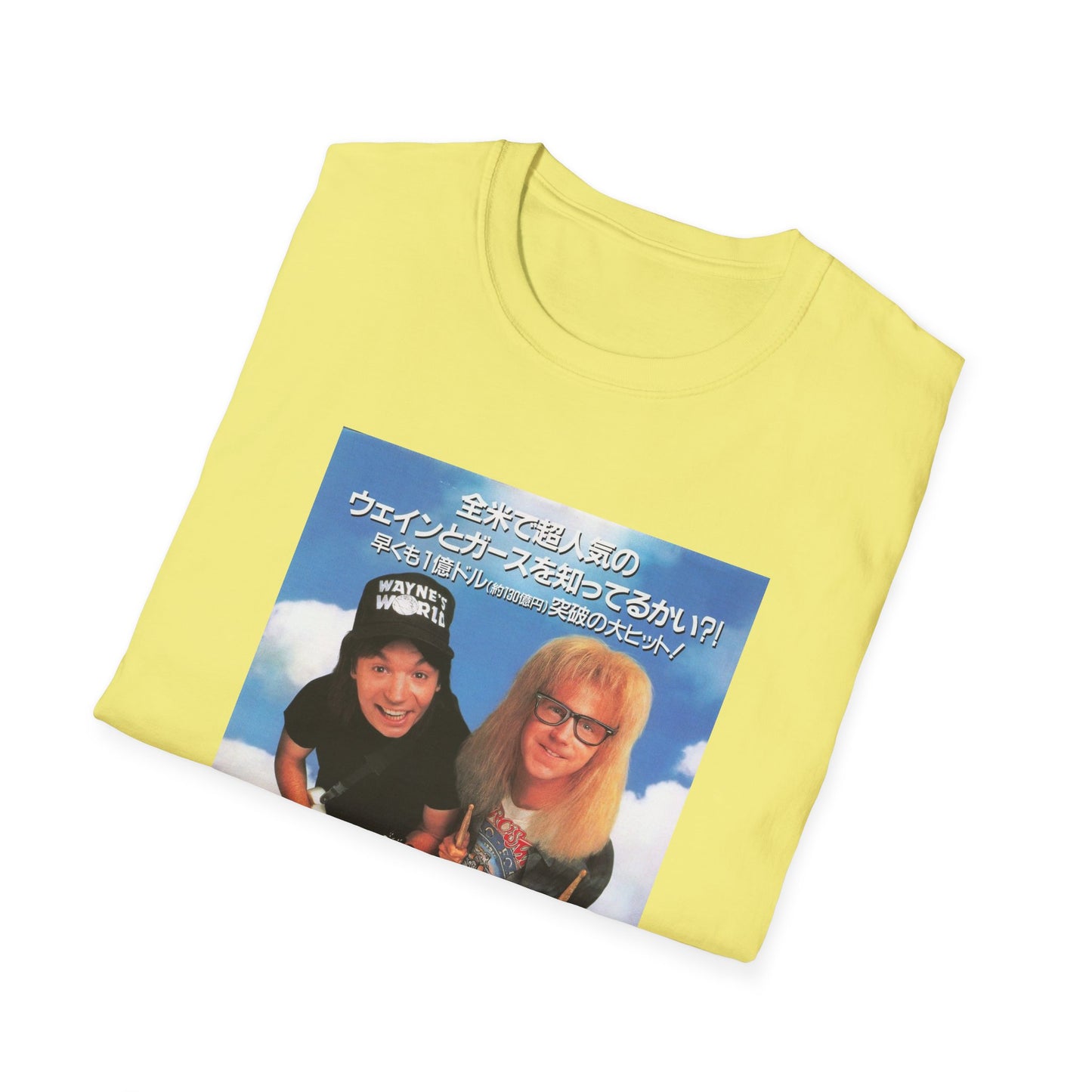 wayne's world japanese movie poster tshirt