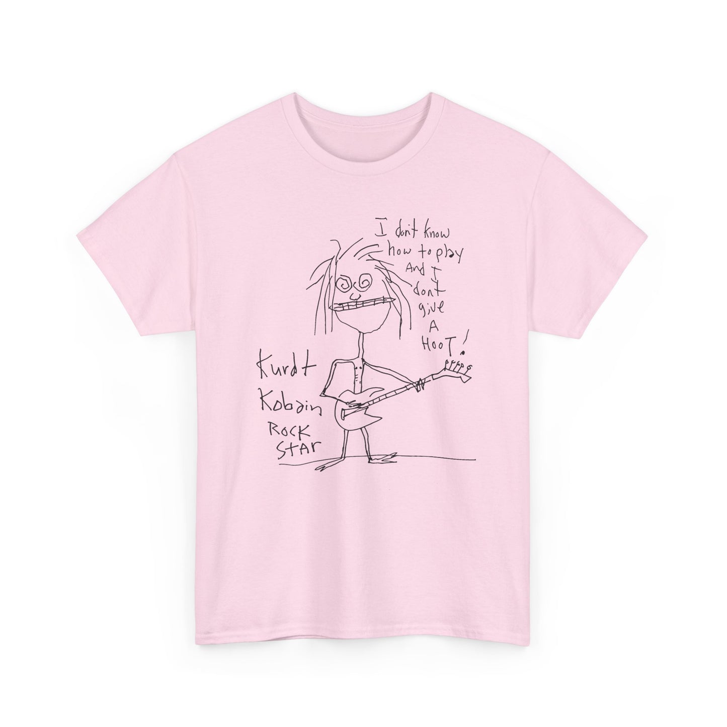 1992 kurt cobain self portrait reproduction tshirt