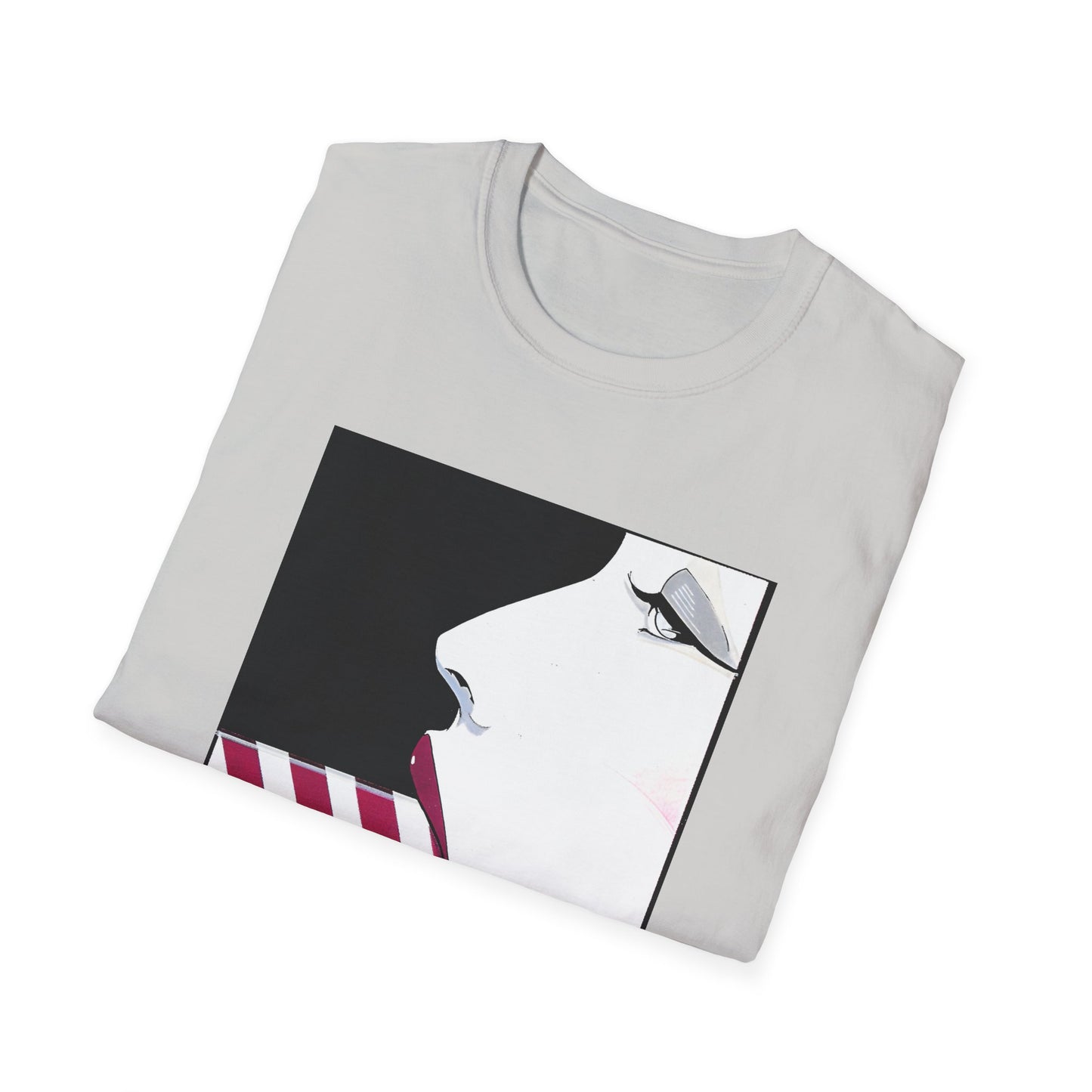patrick nagel candy cane tshirt
