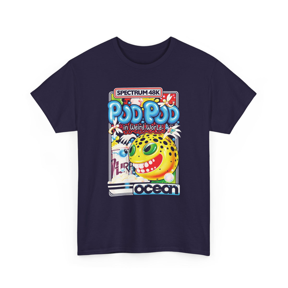 1985 pud pud in weird world computer game tshirt
