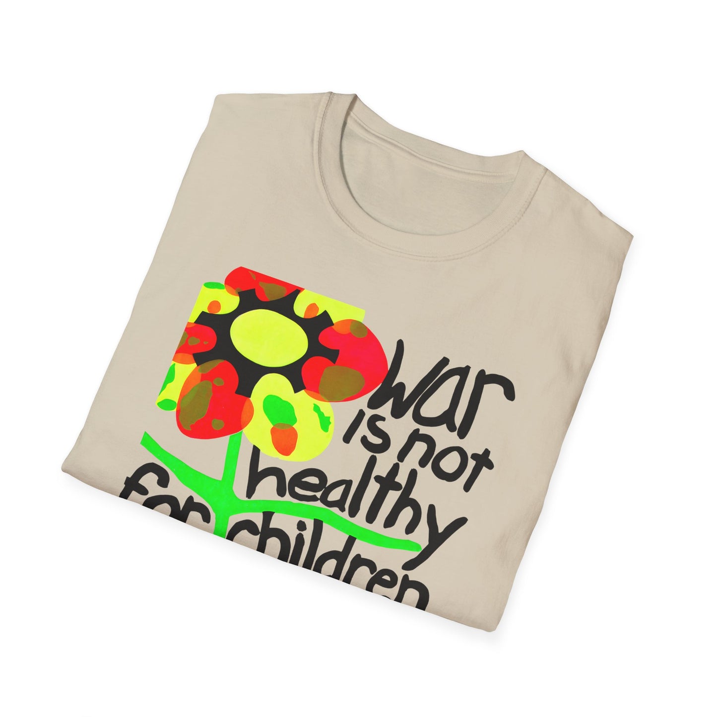 war is not healthy for children and other living things 1970's vietnam anti war poster tshirt