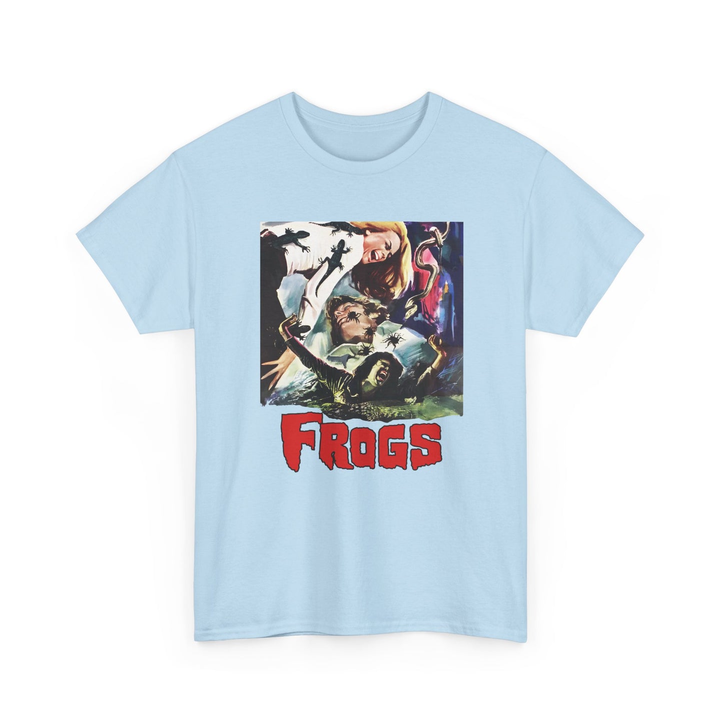 1972 eco horror movie frogs italian poster custom edit tshirt
