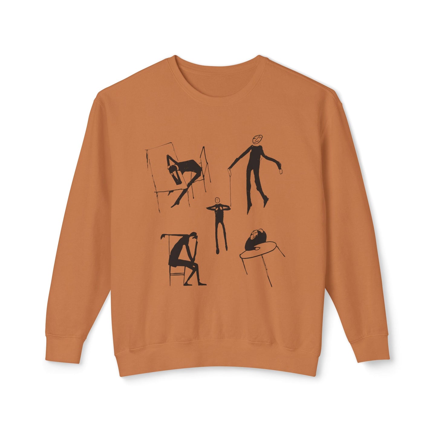early 1900s sketches (collage of sketches) india ink on paper by franz kafka 100% cotton sweatshirt