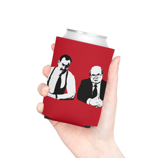 the bobs office space fan art can cooler koozie