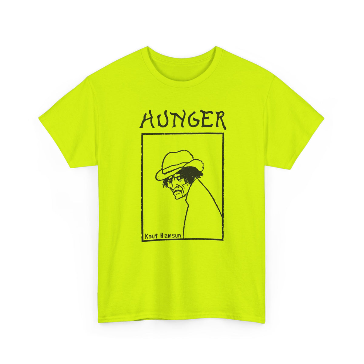 1890 hunger by knut hamsun book cover tshirt