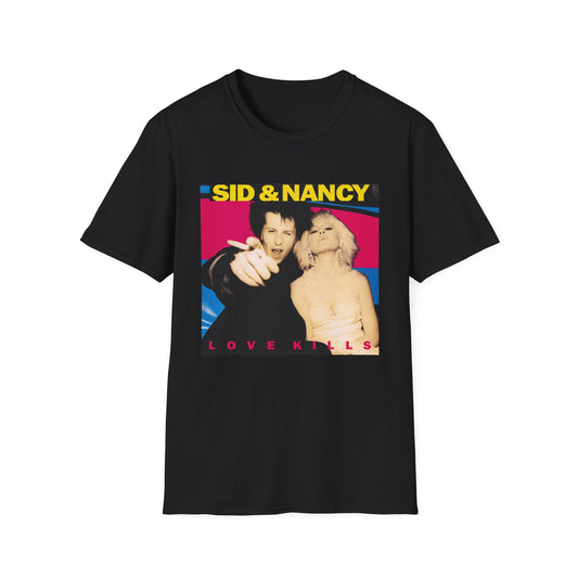 sid and nancy 1986 movie tshirt