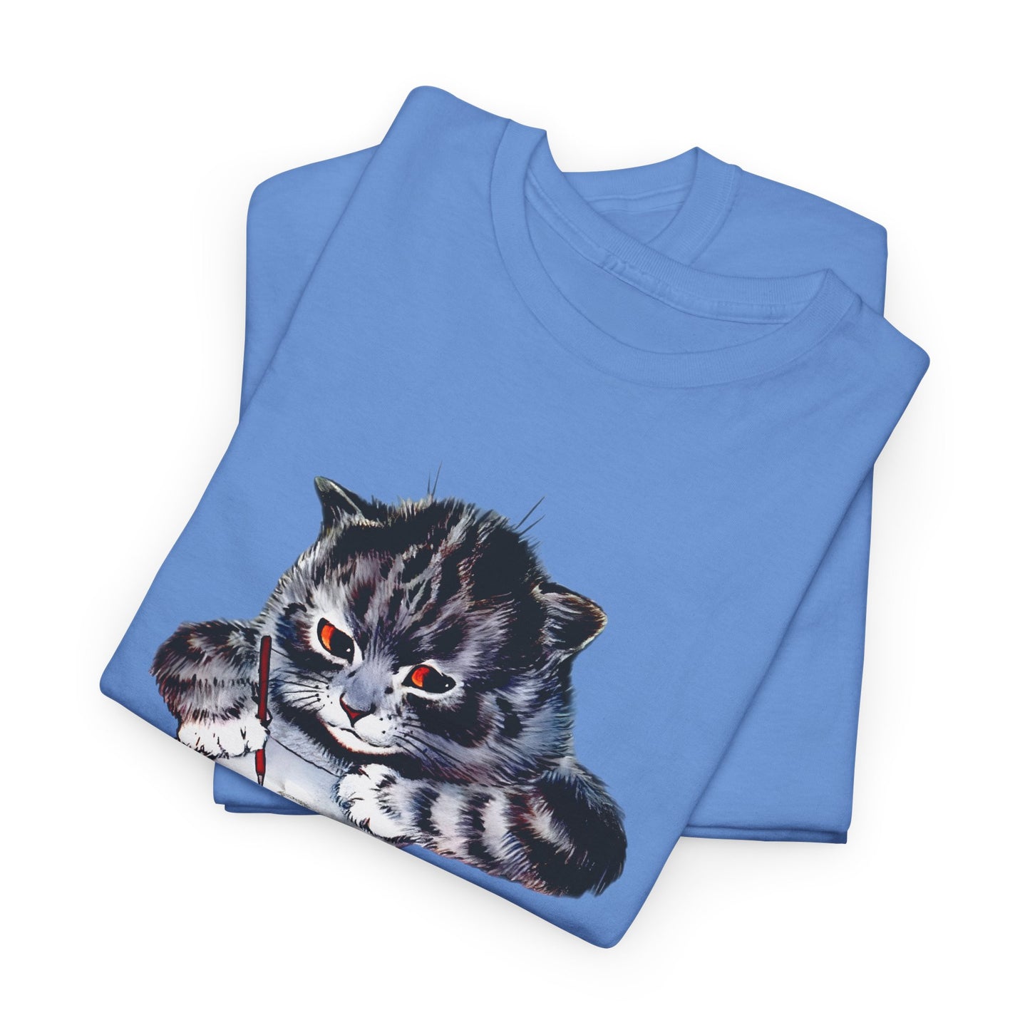 louis wain anthropomorphised cat painting i'll draw your portrait tshirt