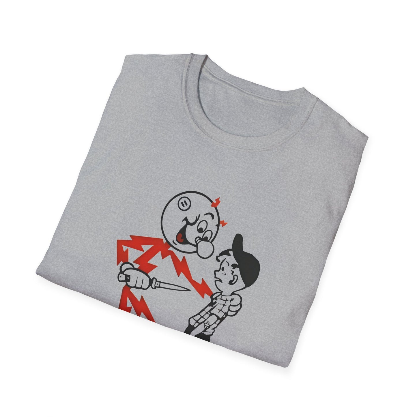 reddy kilowatt electricity will kill you vintage logo reproduction tshirt