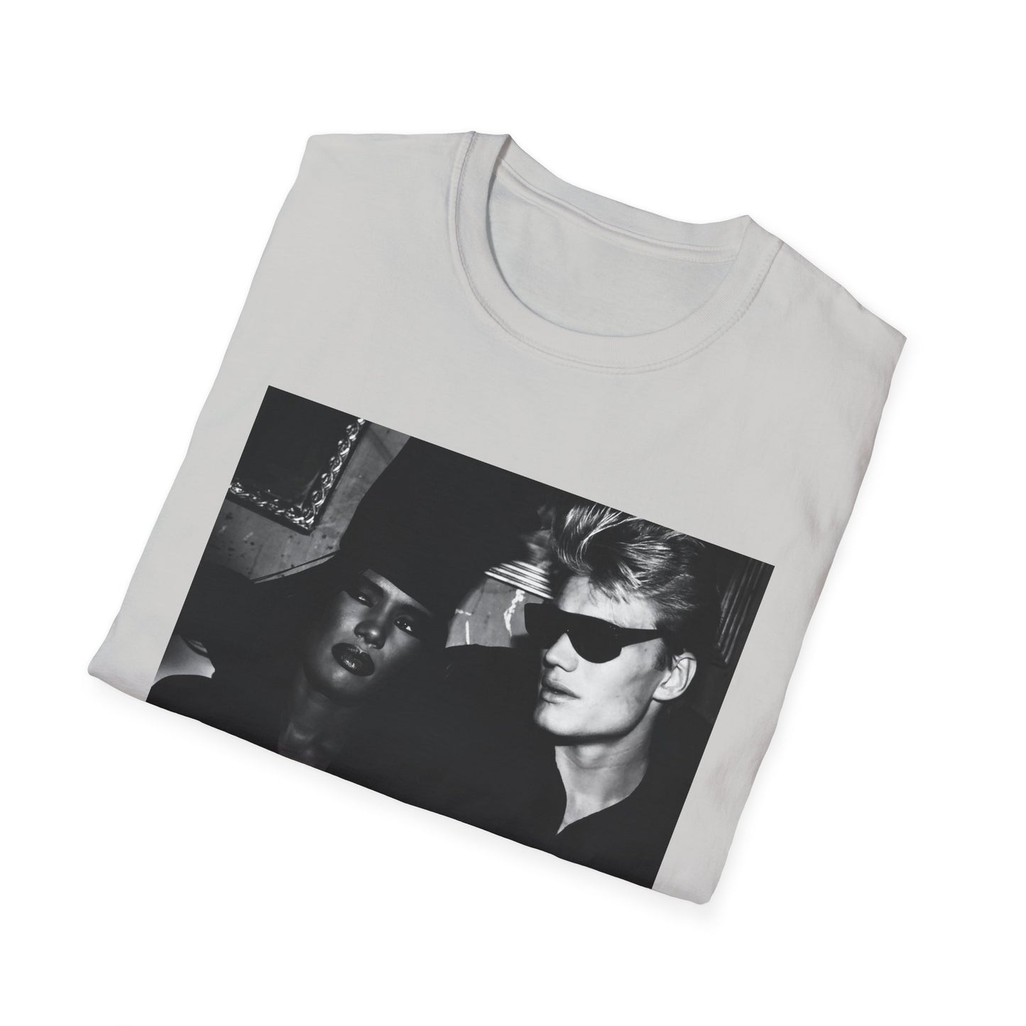 early '80s dolph lundgren and grace jones tshirt