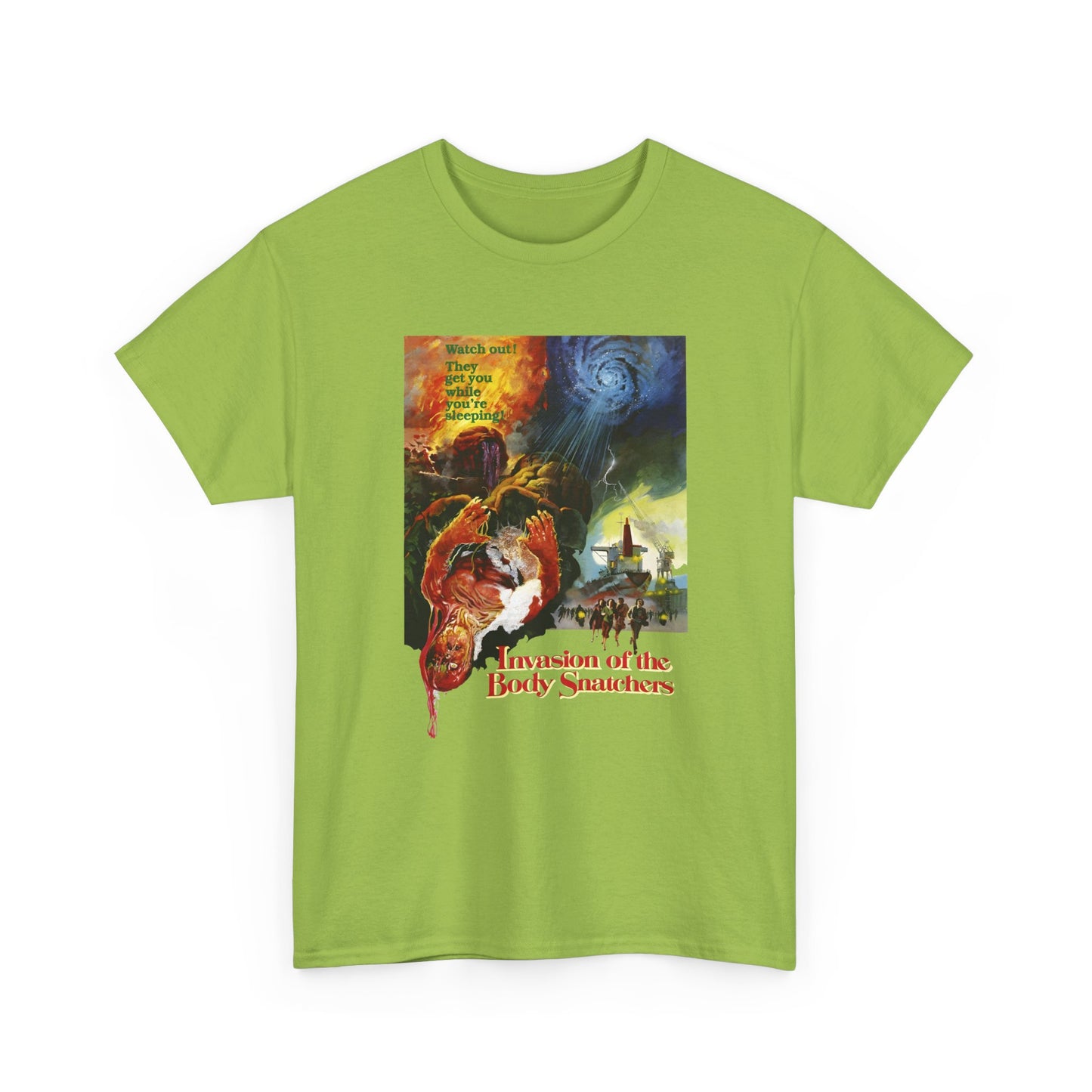 1978 invasion of the body snatchers movie poster tshirt