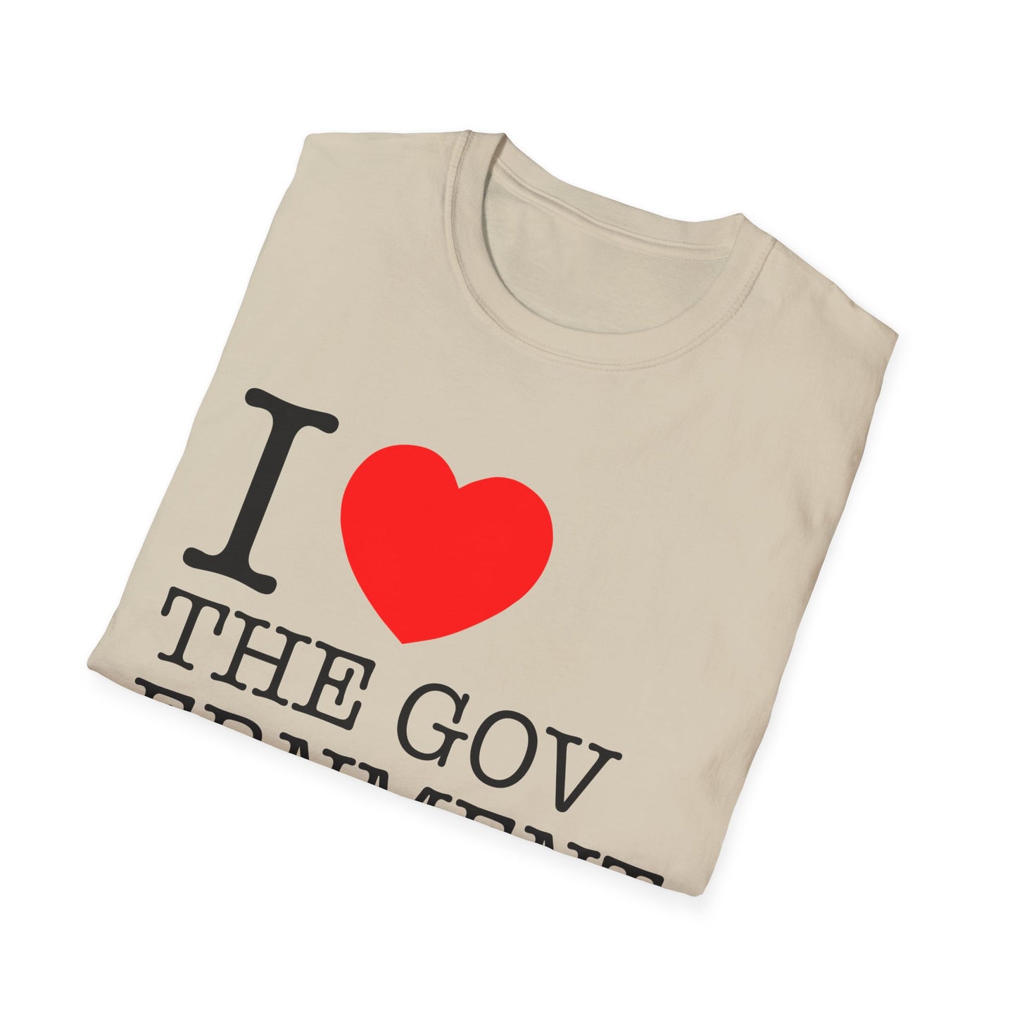 i heart the government tshirt