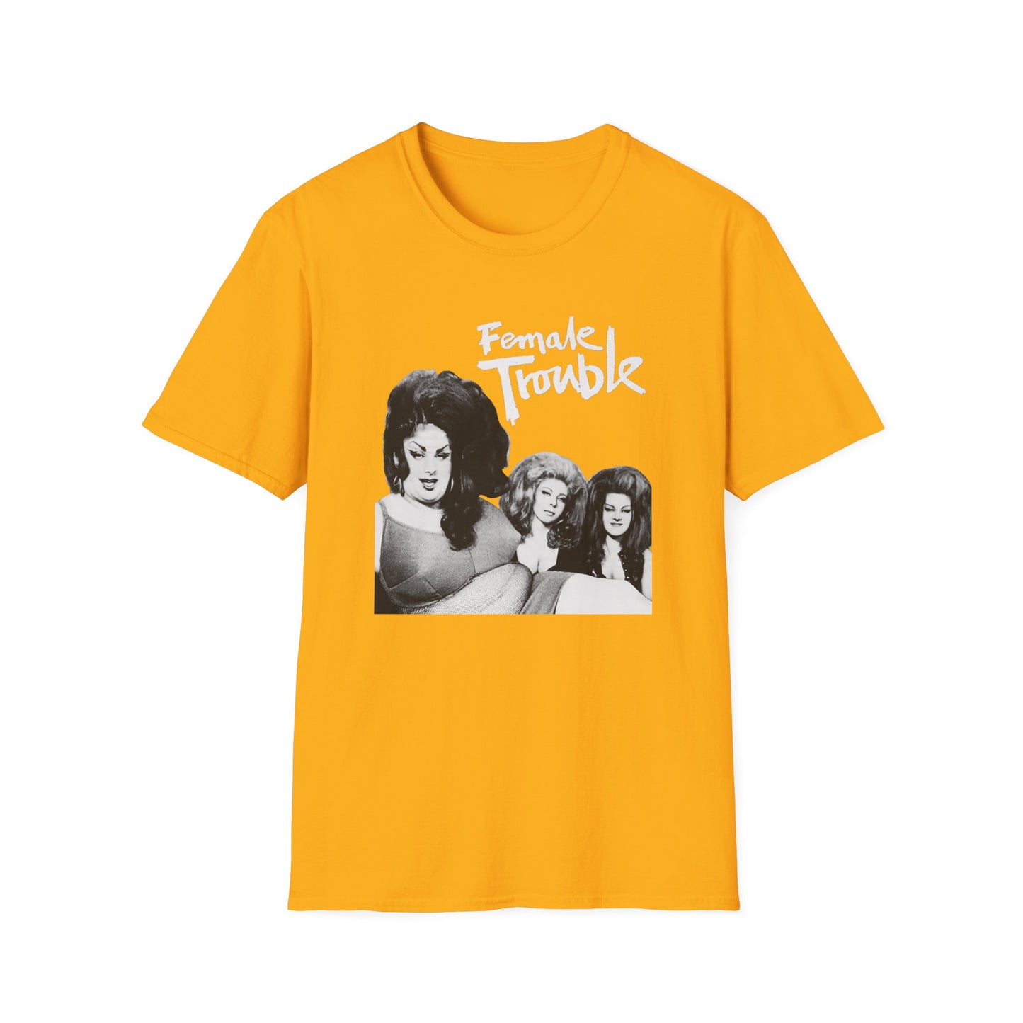 1974 comedy crime movie by john waters female trouble movie poster tshirt