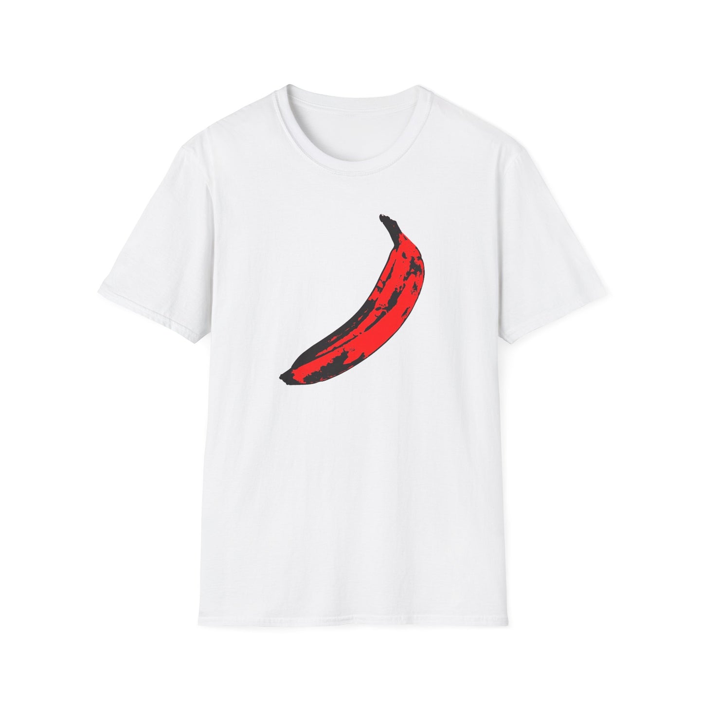 andy warhol's velvet underground and nico banana in red tshirt