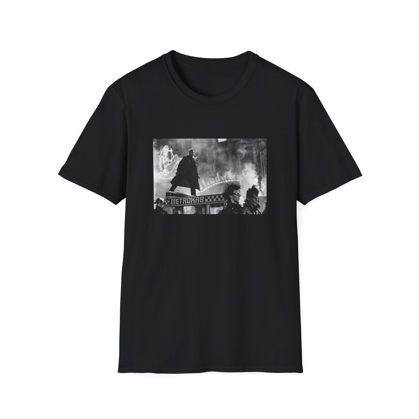 1982 movie blade runner deckard's on a metrokab tshirt