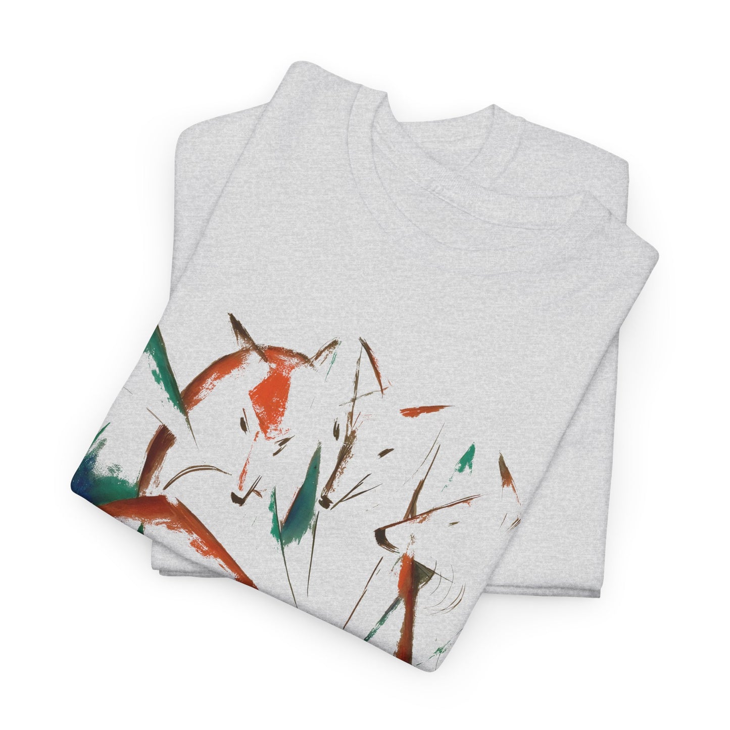 1913 four foxes oil painting by franz marc reproduction tshirt