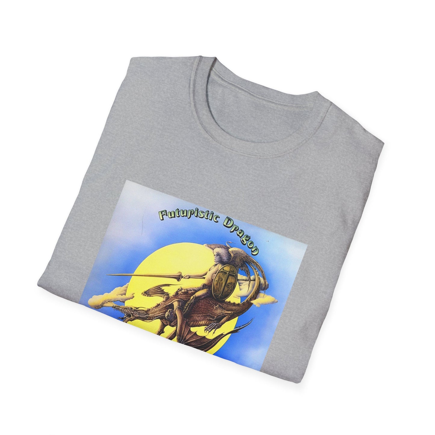 t. rex 1976 futuristic dragon album tshirt