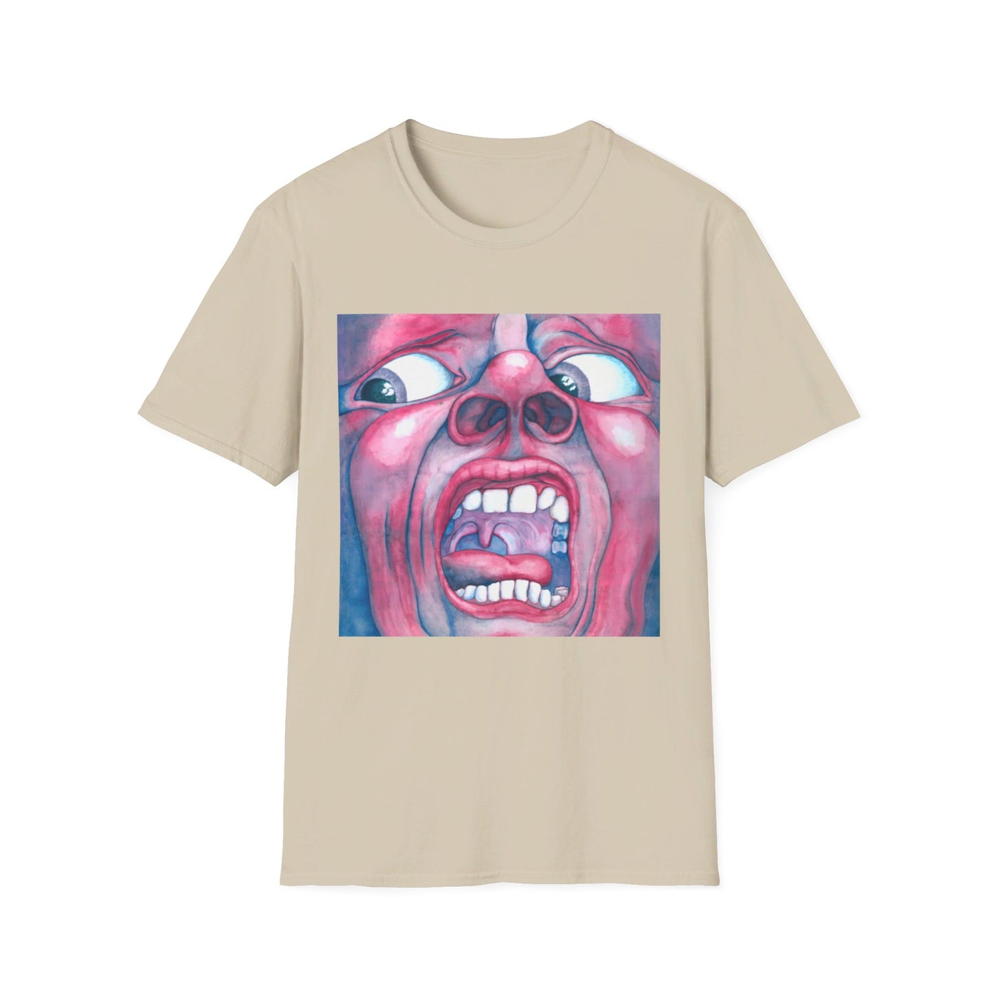 king crimson in the court of the crimson king 1969 album cover tshirt