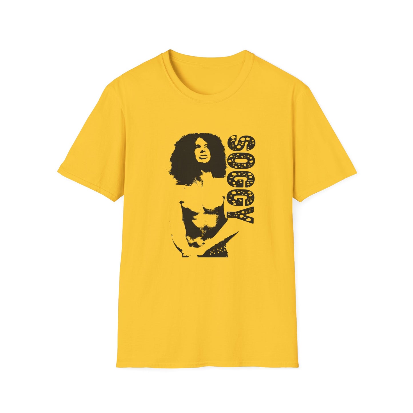 1980s french hard rock band soggy fan art tshirt