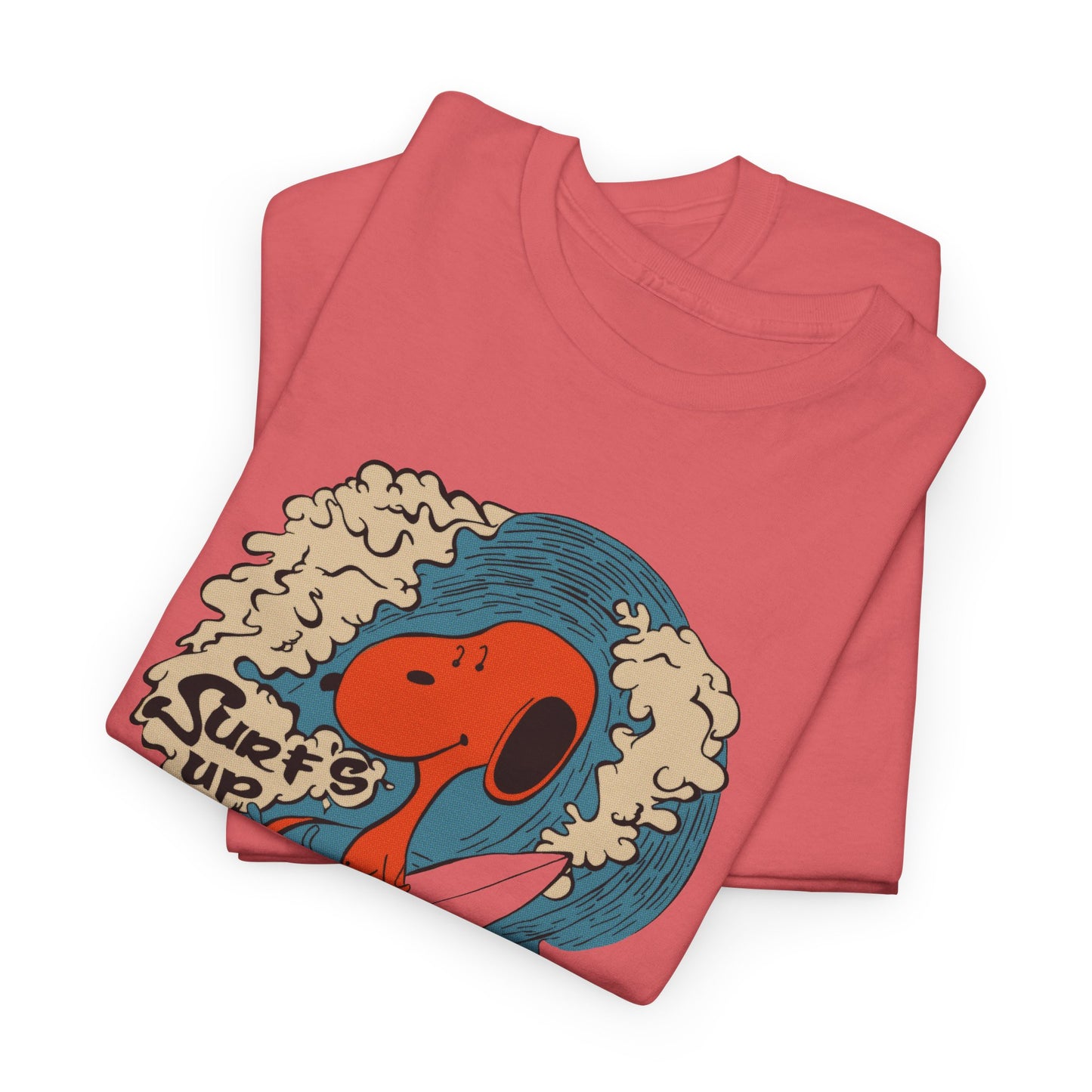 surf's up creep dog vintage graphic reproduction tshirt