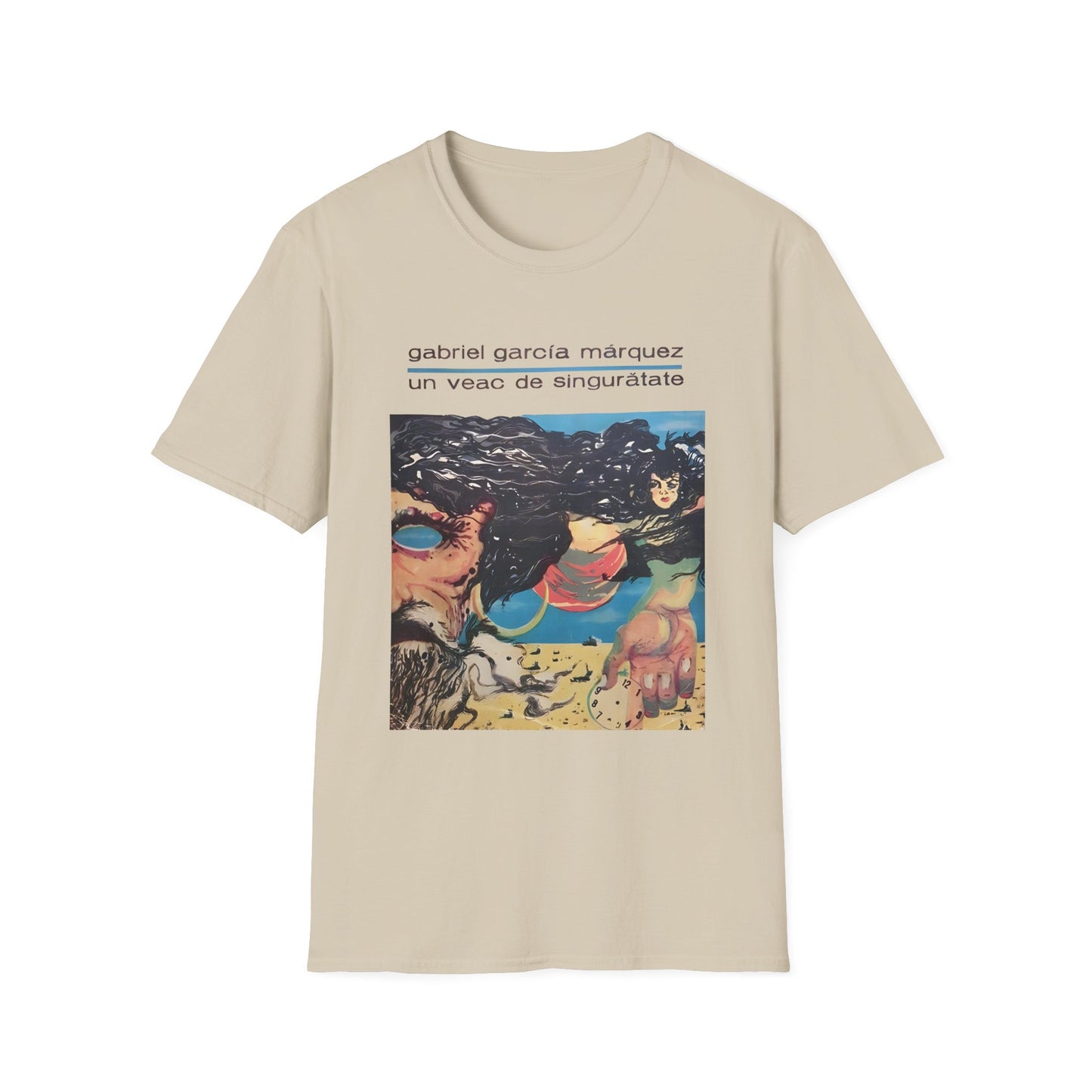 1974 romanian book cover for one hundred years of solitude by gabriel garcía márquez tshirt