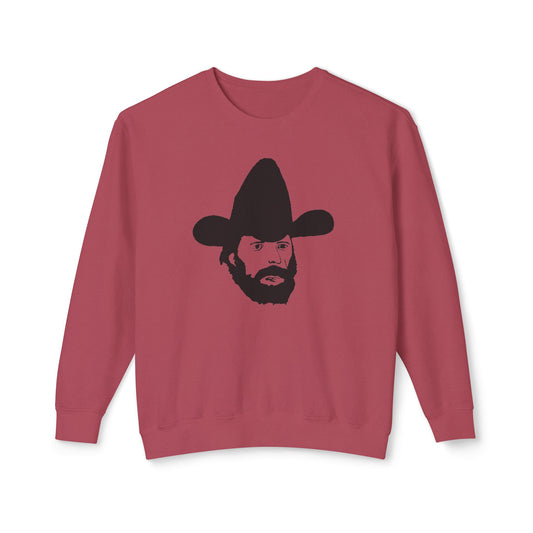 johnny paycheck 1970s country outlaw legend i'm the only hell my mama ever raised original drawing 100% cotton sweatshirt