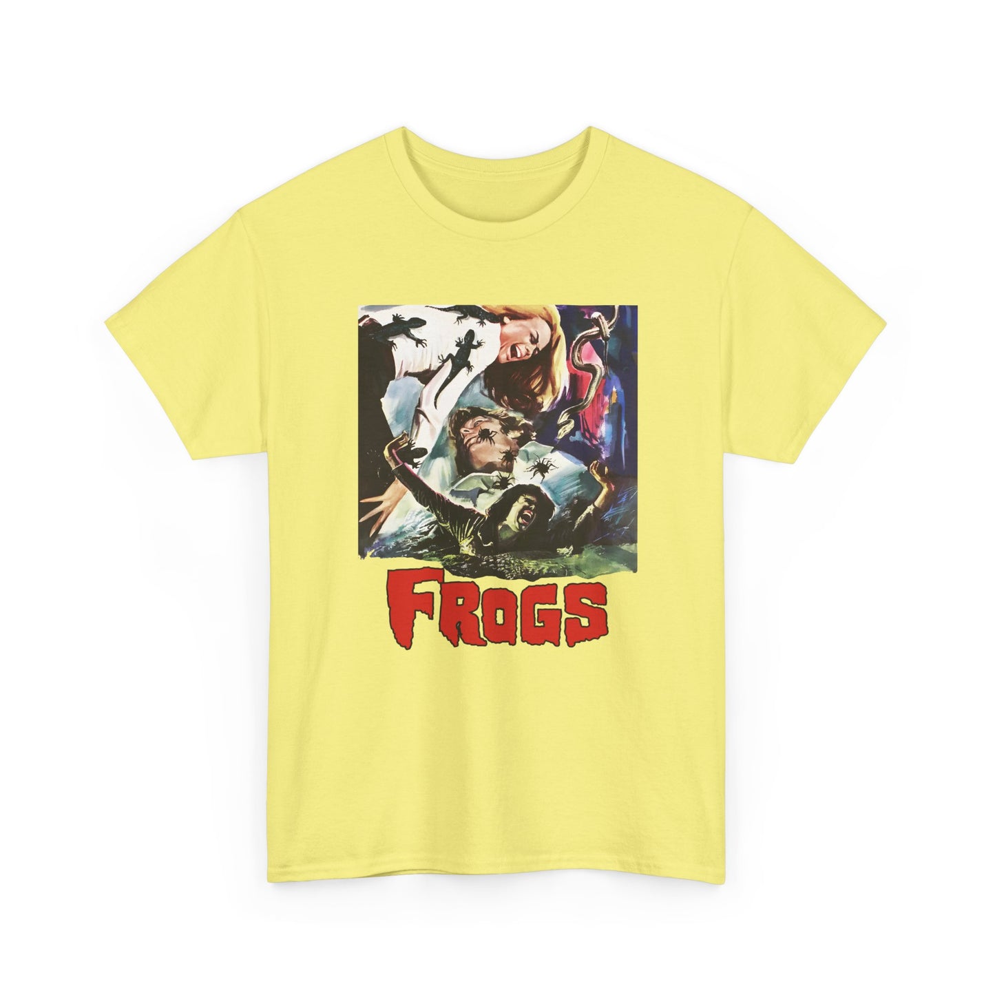 1972 eco horror movie frogs italian poster custom edit tshirt