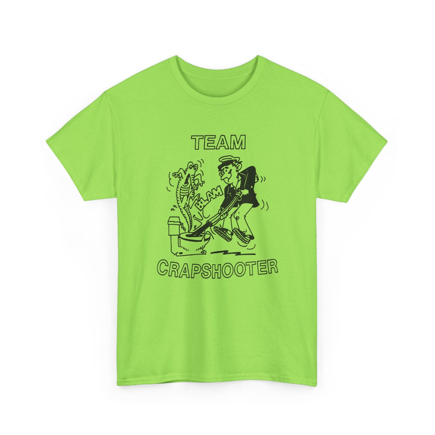 1980s team crapshooter reproduction tshirt