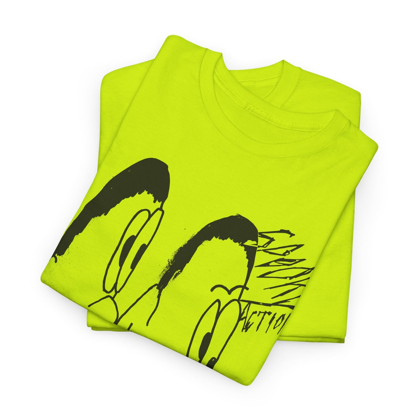 vintage norweigan weird doodle spooky action reproduction tshirt