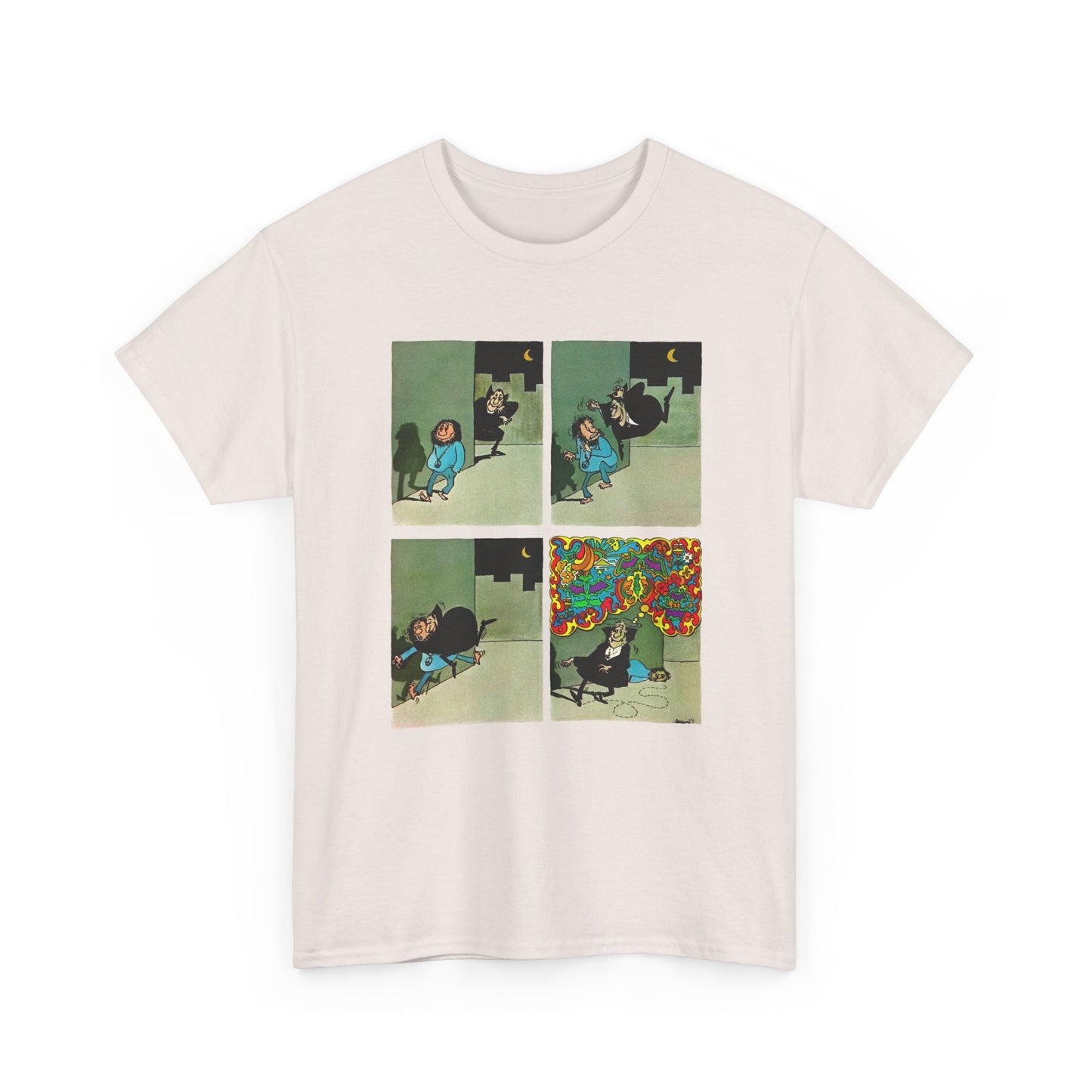 1970 comic the vampire by sergio aragones reproduction tshirt