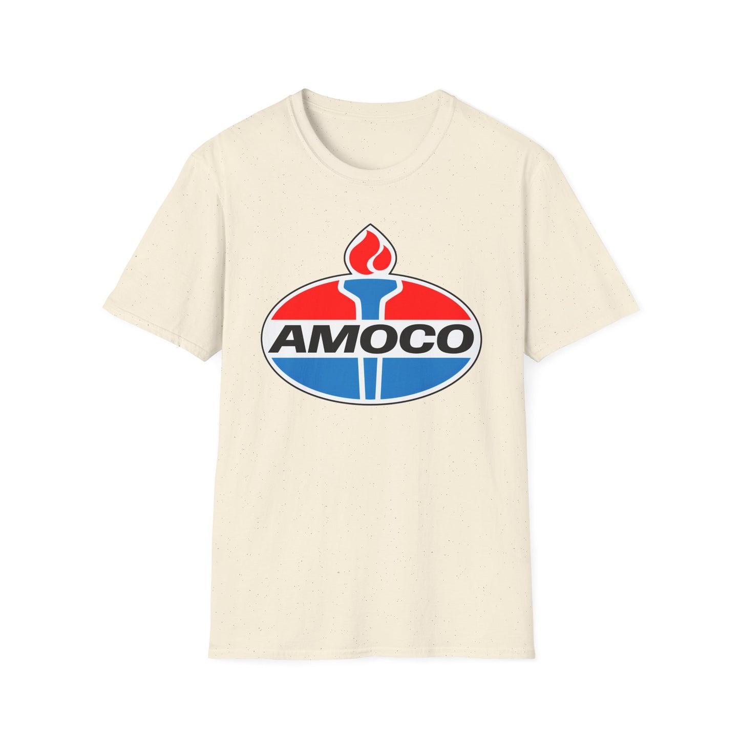 amoco oil company logo tshirt