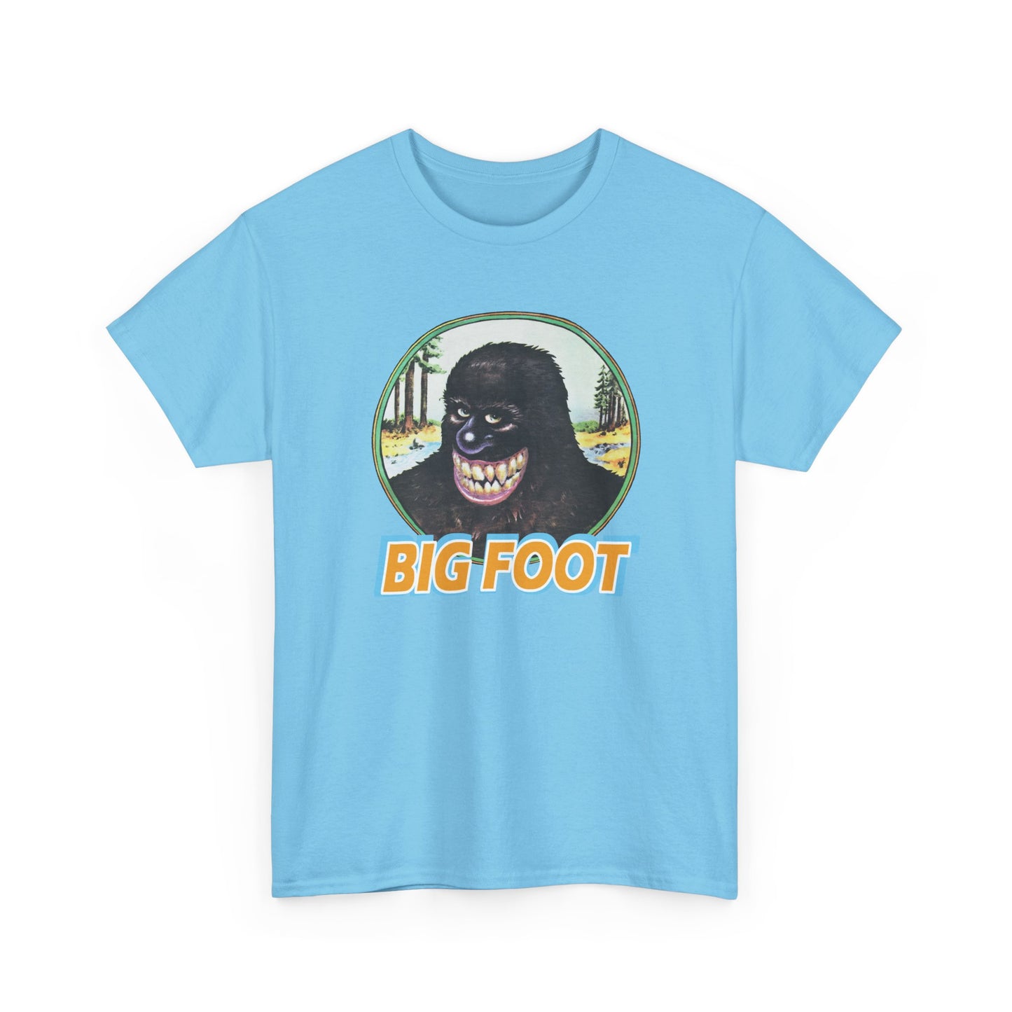1970s bigfoot vintage graphic custom reproduction tshirt