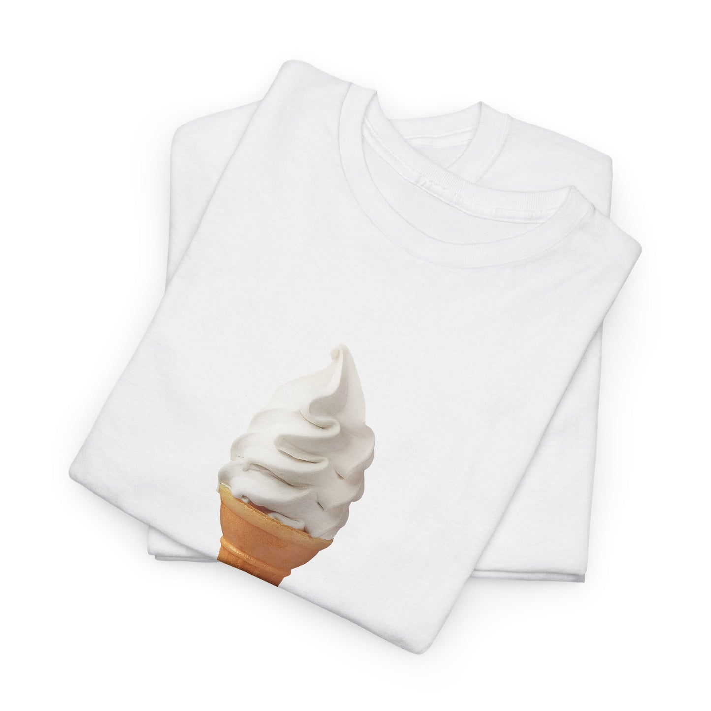 soft vanilla ice cream cone tshirt