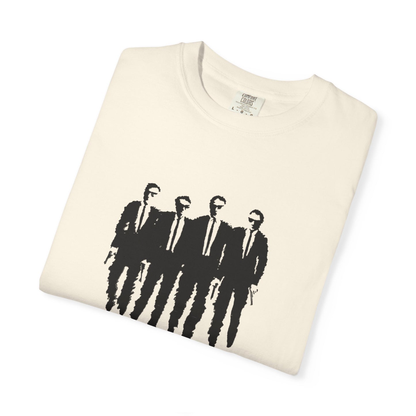 reservoir dogs vhs cover graphic tshirt on comfort colors
