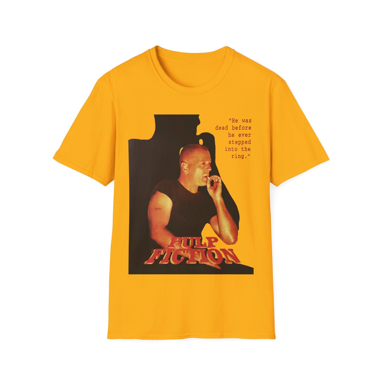 bruce willis pulp fiction the boxer tshirt