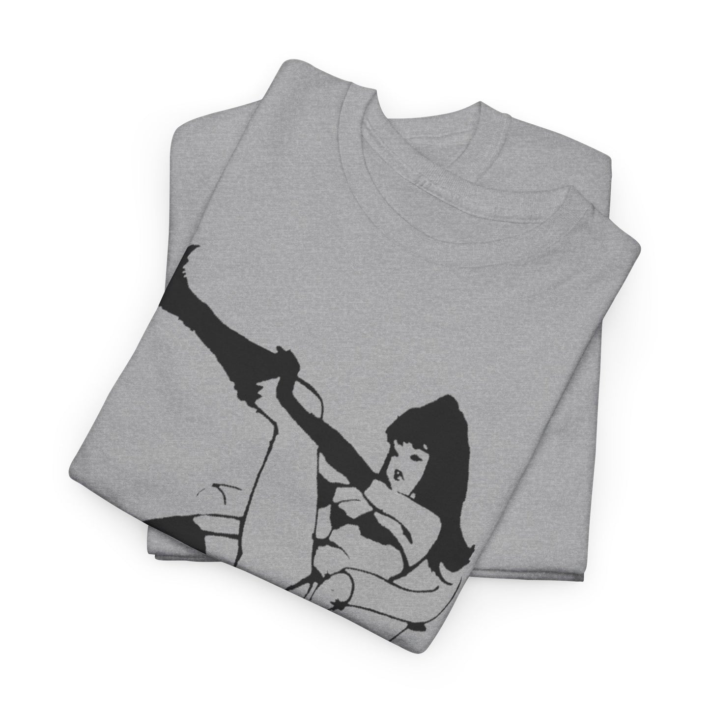 old tattoo flash art burlesque lady tshirt