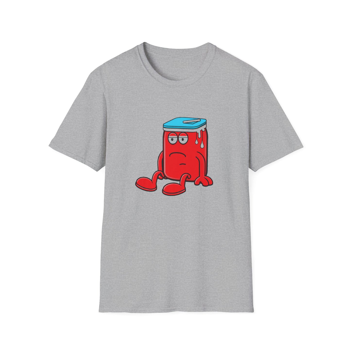sad wanna be kool aid man juice guy tshirt
