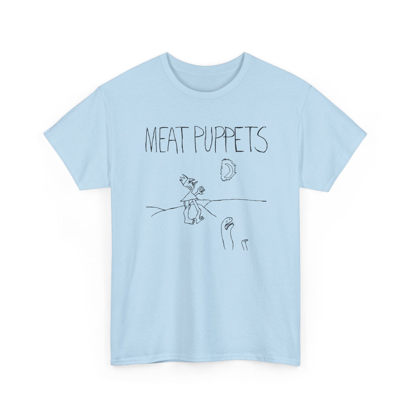 1985 meat puppets album in a car album cover tshirt