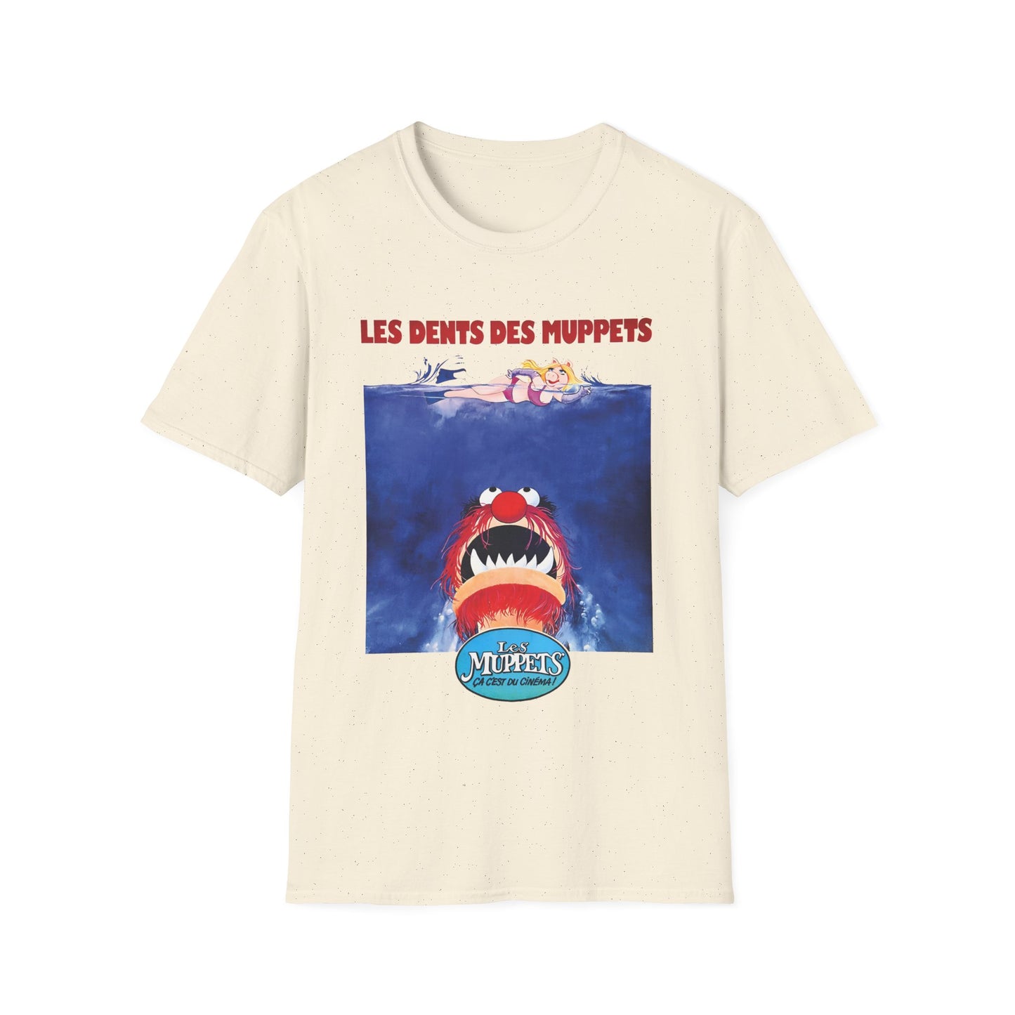 the muppets jaws parody black tshirt