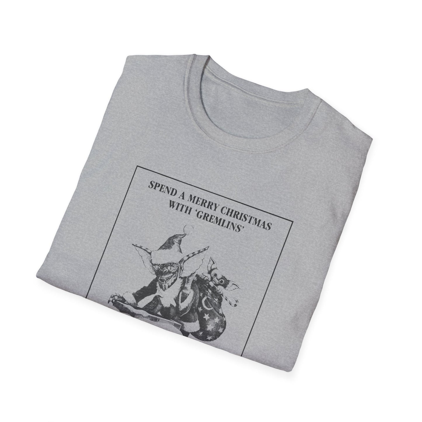 1984 gremlins christmas advertisement tshirt