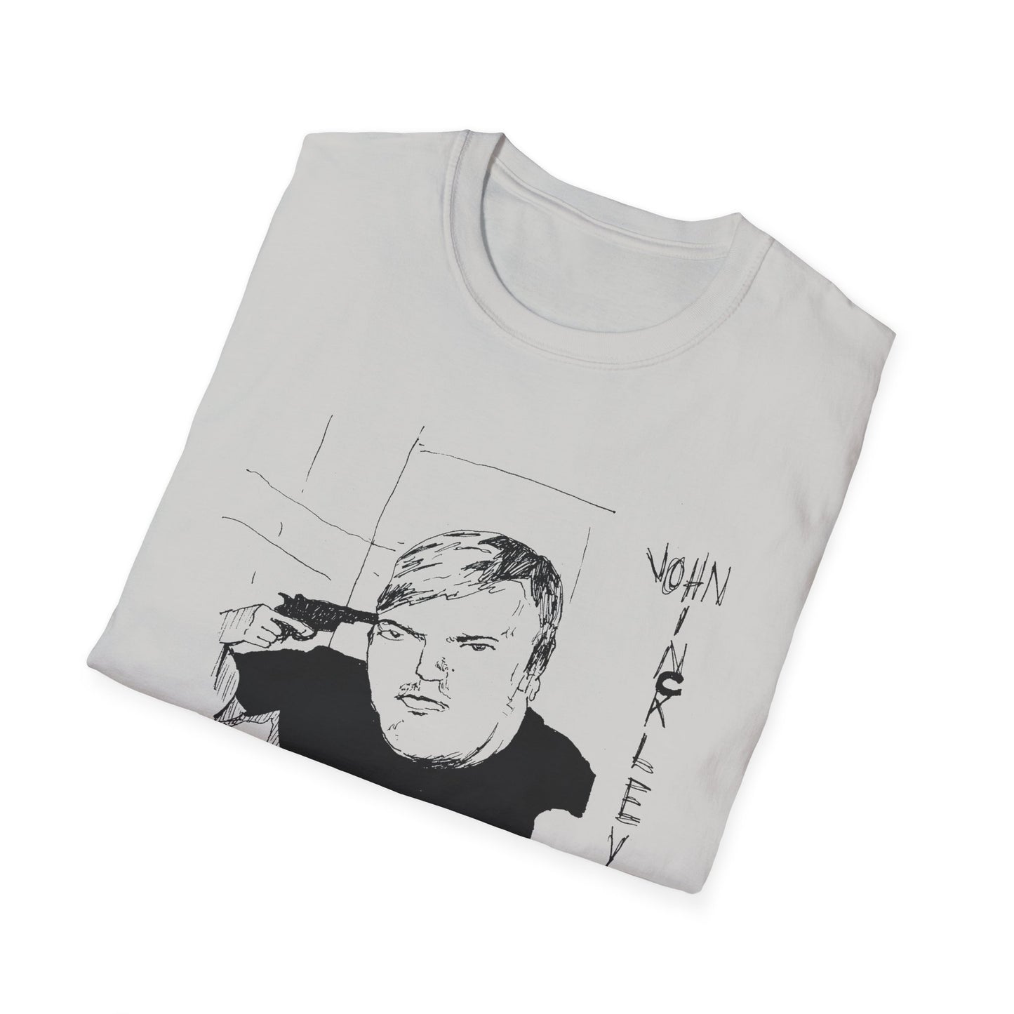 original drawing john hinckley jr. tshirt