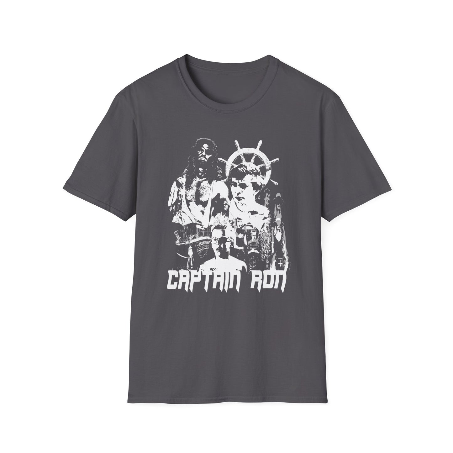 captain ron 1992 family comedy movie fan art scary collage tshirt