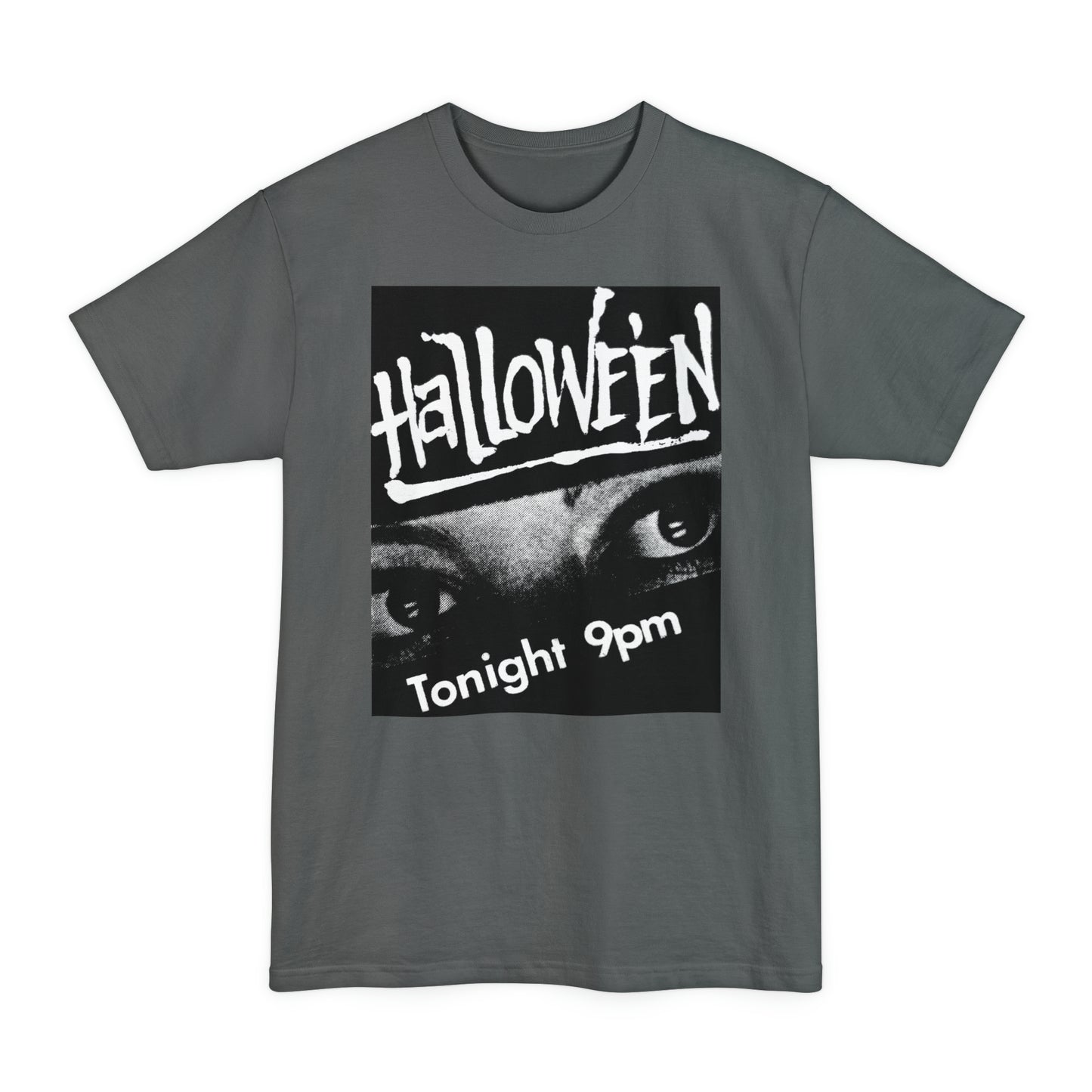 oversized halloween 1978 movie tv guide ad art unisex tall beefy tshirt