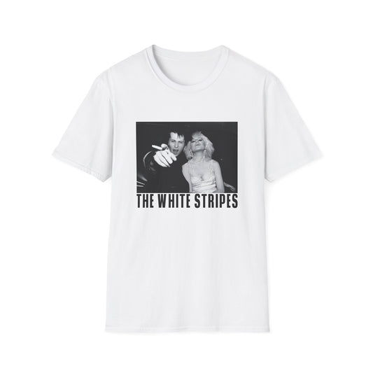 white stripes t-shirt