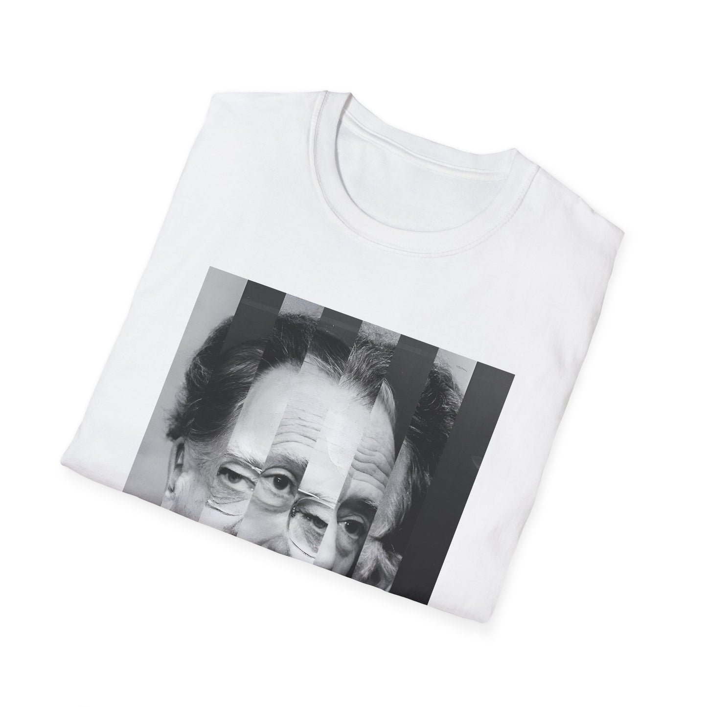 marshall mcluhan's face tshirt