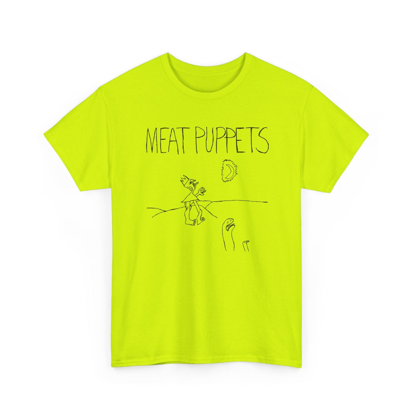 1985 meat puppets album in a car album cover tshirt