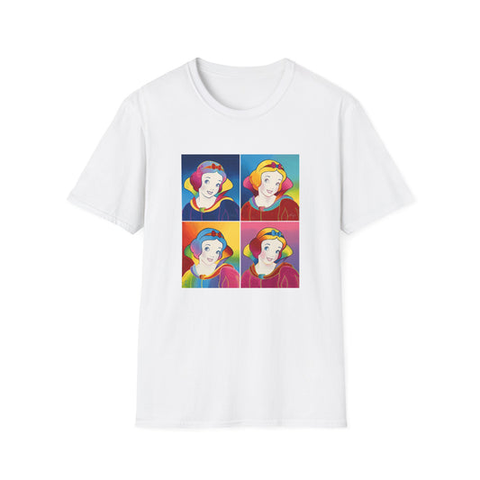 1996 psychedelic snow white pop culture art by peter max tshirt