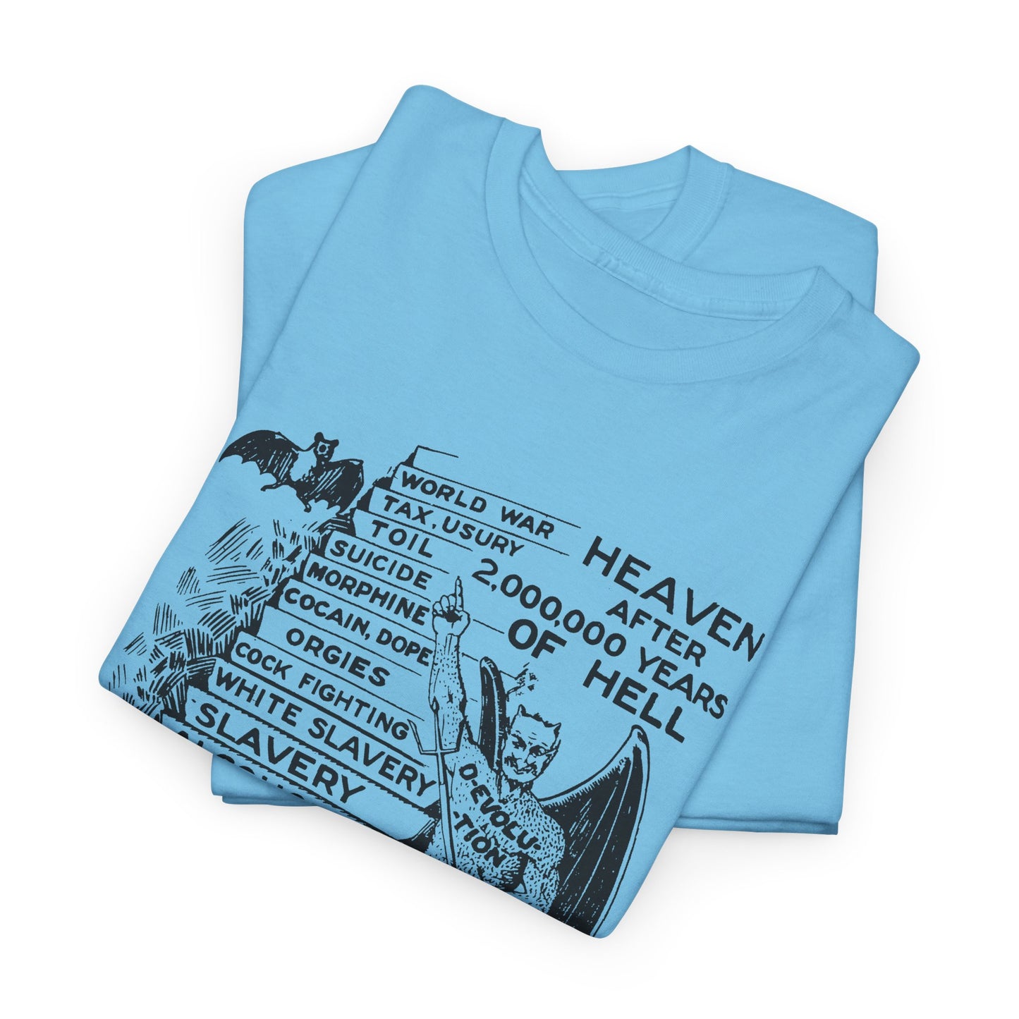 jocko-homo heavenbound b. h. shadduck 1925 religious pamphlet page six tshirt